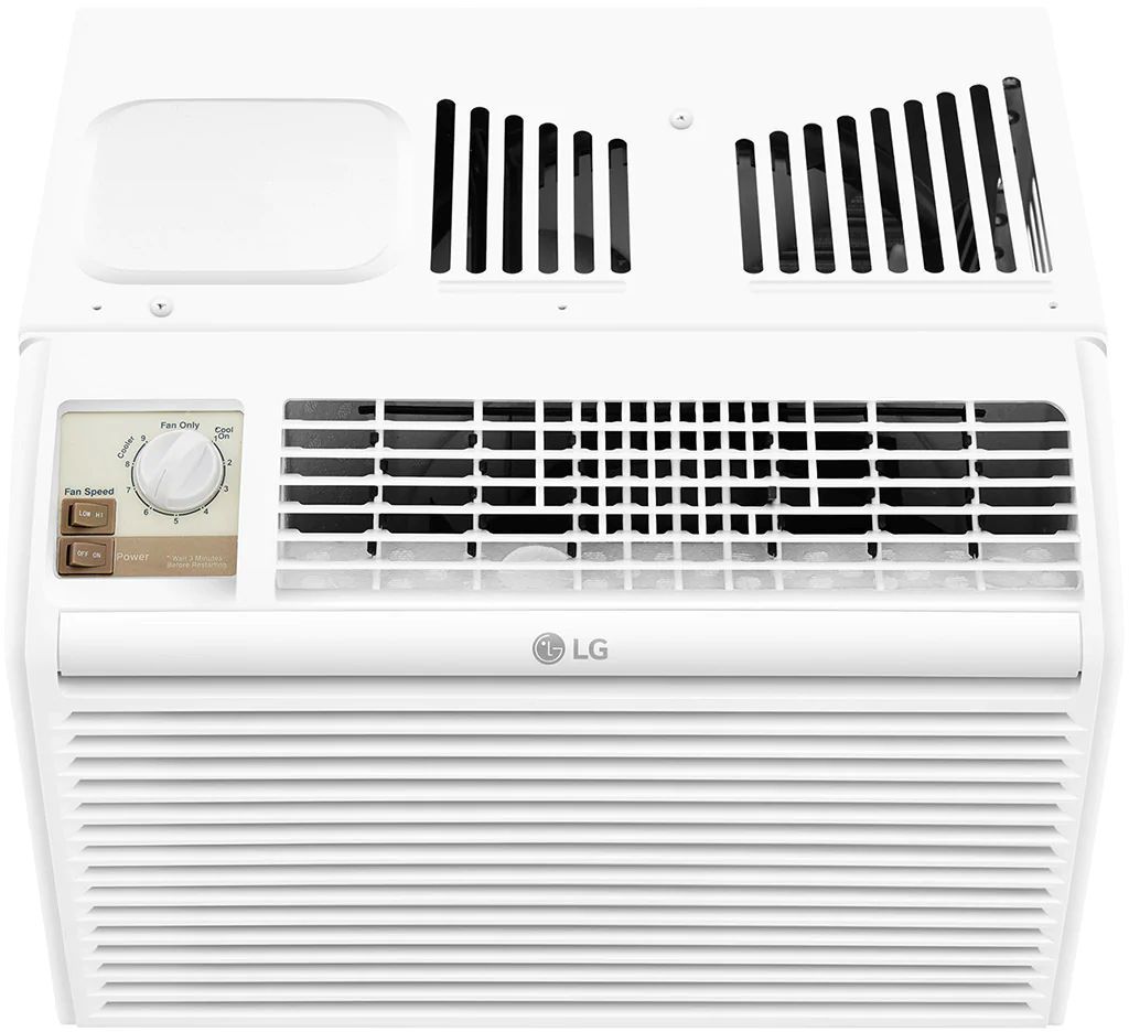LG 5,000 BTU's White Window Air Conditioner C D Appliance