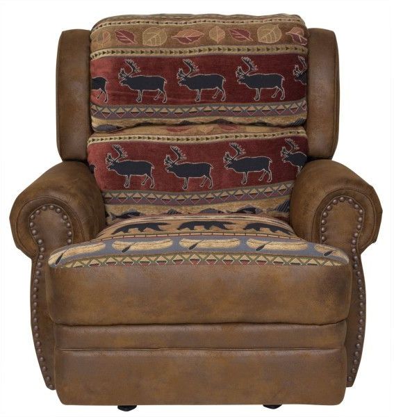Porter International Designs Hunter Brown Recliner-0