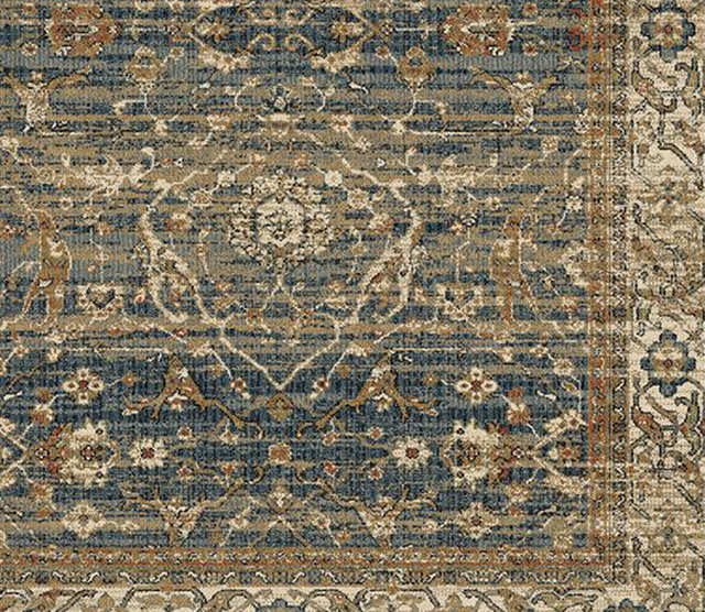 Orian Aria Ansley Light Blue 9'10" X 13' Rug-1