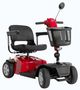 Mega Motion Rascal® Conquest Black/Red 4-Wheel Mobility Scooter-2