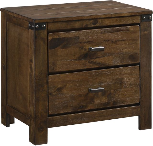 Crown Mark Curtis Brown Nightstand-0