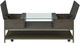 Riverside Furniture Hyde Glass Top Coffee Table with Caviar Base-3