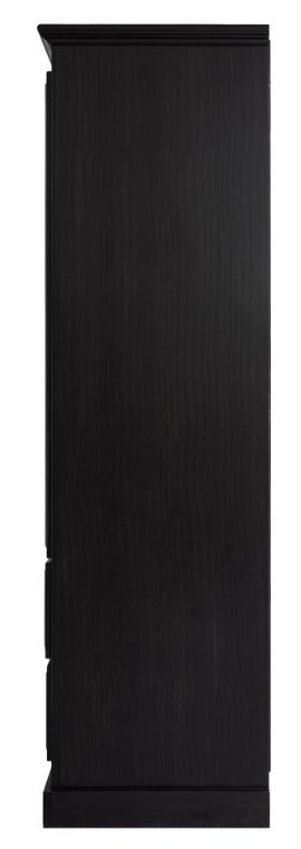 Mako Wood Furniture Symphony Gray 2-Drawer Armoire-3