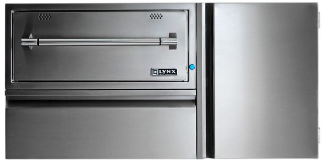 LYNX® Professional 42" Stainless Steel Convenience Center with Warming Drawer-0