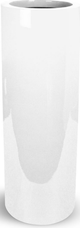 Le Present Lux Cylindra White 44" Planter-0