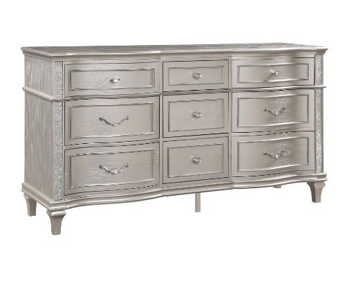 Coaster® Evangeline 5-piece Silver Oak California King Bedroom Set-3