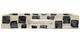A & B Home Pearl Black/White Decorative Rectangular Tray-3