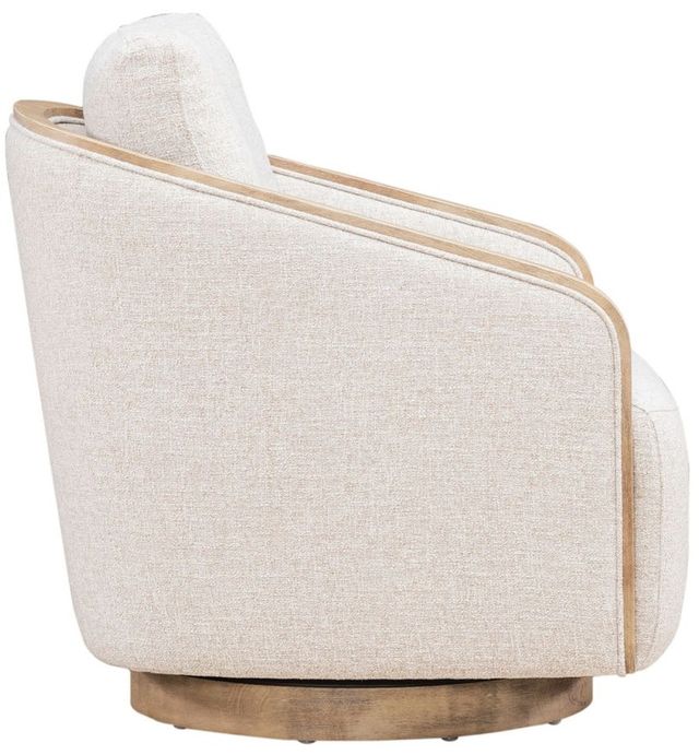 Liberty Furniture Nora Light Brown/Nathan Ginger Swivel Accent Chair-3