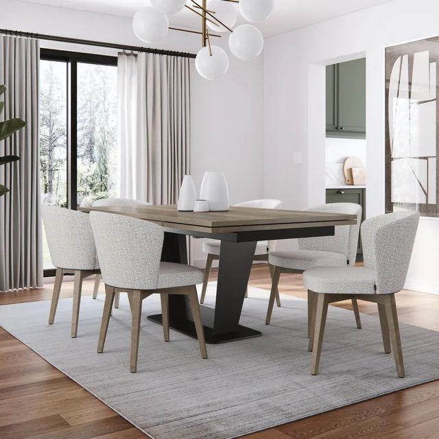 Amisco Customizable Amelia 72" Rectangular Dining Table-1