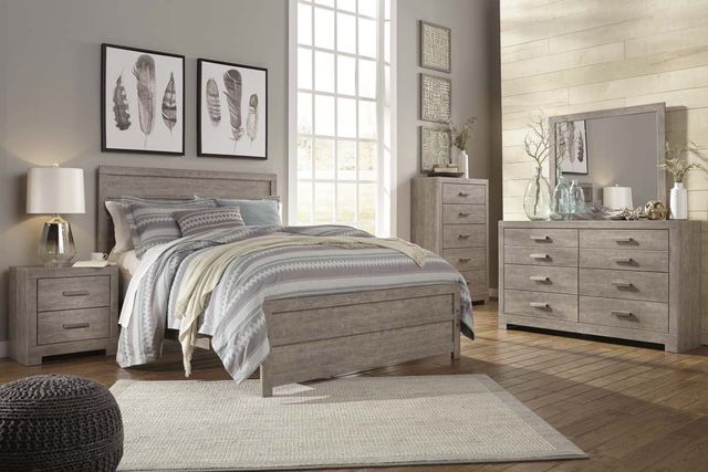 Signature Design by Ashley® Culverbach 3-Piece Gray Queen Panel Bed Set-2