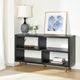 Stylecraft Norman Wyatt Home Ebony Woodgrain Console Table-5