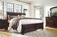 Millennium® by Ashley® Porter Rustic Brown Queen Sleigh Bed-1