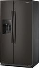 Whirlpool® 36" 21 Cu. Ft. Black Stainless Steel Counter Depth Side-by-Side Refrigerator with TruCool™ System-3