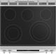 GE® 600 Series 30" White Slide-In Electric Range-4