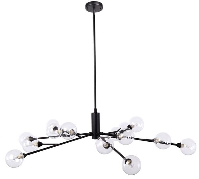 Moe's Home Collection Draco Black Pendant Lamp-0