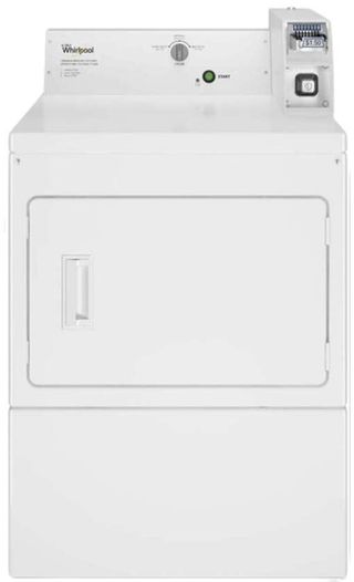 Whirlpool® Commercial 7.4 Cu. Ft. White Front Load Electric Dryer