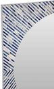 Bassett Mirror Sunburst Bone Blue Wall Mirror-2