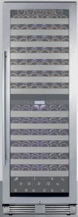 Summit® 24" Stainless Steel Wine Cooler-2