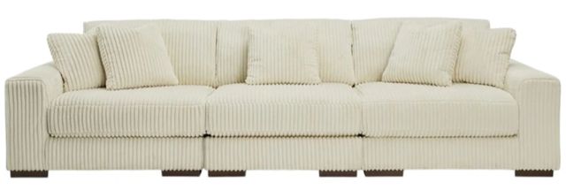 Signature Design by Ashley® Lindyn 3-Piece Ivory Sectional Sofa-0