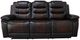 New Classic® Home Furnishings Nikko Brown Dual Manual Reclining Sofa-2