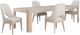 Liberty Furniture South Bend 5-Piece Cloud White/Gravel Rectangular Dining Set-0