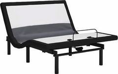 Sierra Sleep® By Ashley® Best Black Queen Adjustable Base with Lumbar and Audio