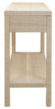 Jeffan Paloma Natural Raffia Wrapped Console Table-4