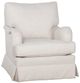 Fairfield® Customizable Haven English Arm Swivel Glider with Boxed Back-0