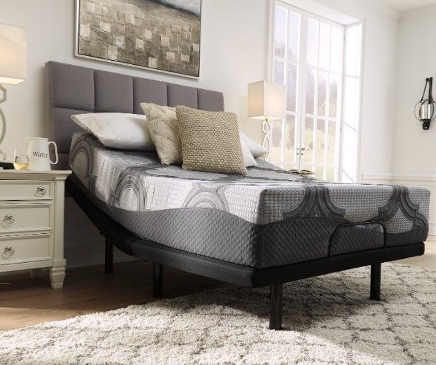 Sierra Sleep® by Ashley® 2-Piece 14" Hybrid and Better than a Boxspring Queen Hybrid Mattress Set-3