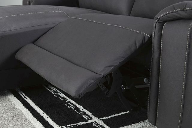 Signature Design by Ashley® Henefer 3-Piece Midnight Power Reclining Left-Arm Facing Sectional and Chaise-4