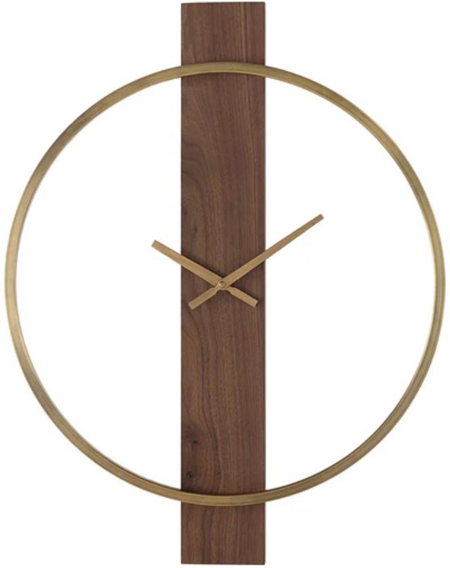 Renwil® Avigail Antique Brushed Brass Wall Clock-0