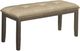 Monarch Specialties Inc. Brown/Grey Fabric Bench-0