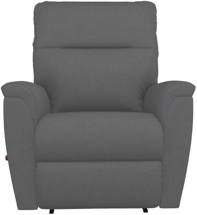 La-Z-Boy® Norton Blue Grey Leather Manual Wall Recliner-1