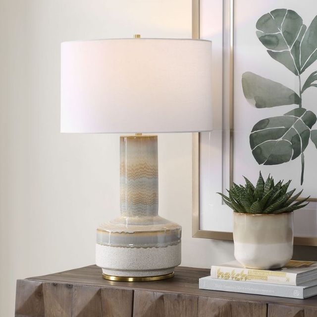 Uttermost® Armitage Speckled Matte Table Lamp-2