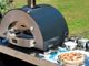 Alfa Classico 2 Pizze 38" Ardesia Grey Wood Pizza Oven-3