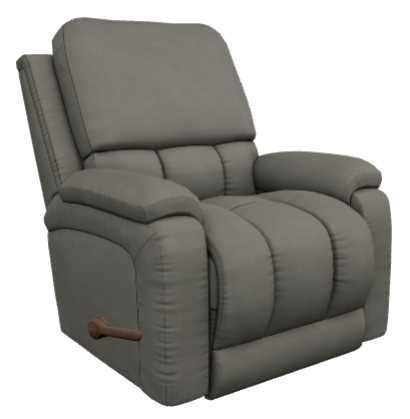 La-Z-Boy® Greyson Blue Grey Leather Manual Wall Recliner