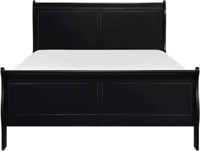 Homelegance® Mayville Black California King Sleigh Bed-2