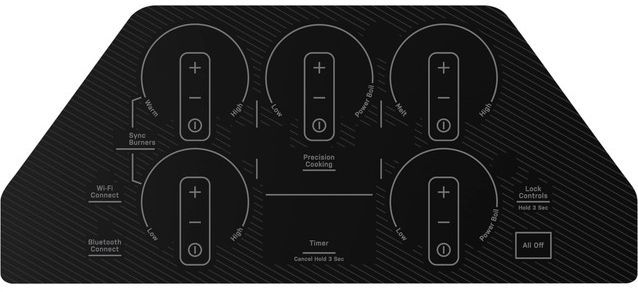 GE Profile™ 36" Black  Electric Cooktop-2