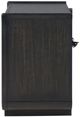 Coaster® Leandro Burnished Black Nightstand-3