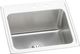 Elkay Lustertone® Classic Lustrous Satin 25" x 22" x 10-3/8" MR2-Hole Single Bowl Drop-In Sink with Perfect Drain®-0