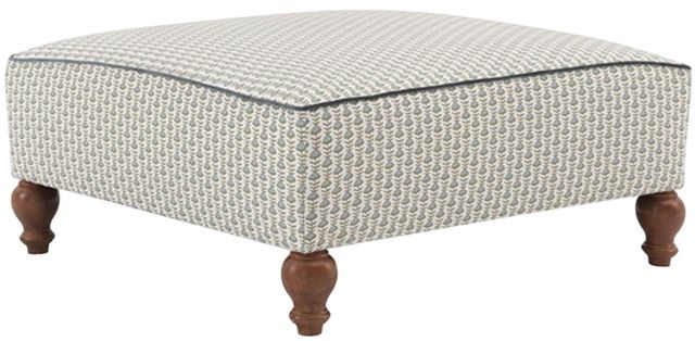 Best® Home Furnishings Customizable Erin & Ben Co. Renelle Cocktail Ottoman with Dark Walnut Legs-0