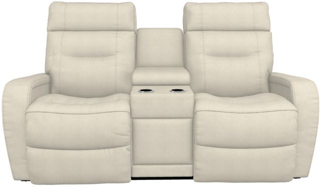 La-Z-Boy® Baron Natural Power Wall Reclining Loveseat with Console, Headrest and Lumbar-1