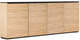 Salamander Designs® Chameleon Denver Natural Oak Low Profile 347 AV Cabinet-0