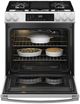 GE® 600 Series 30" White Slide-In Gas Range-3