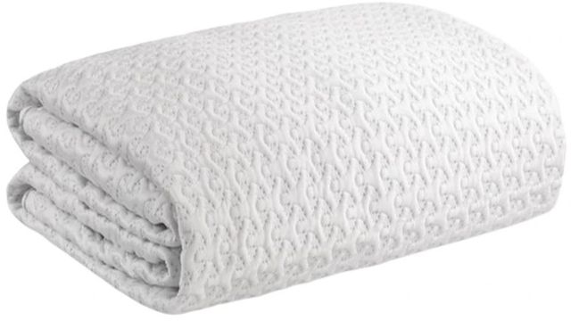BEDGEAR® Ver-Tex™ Performance® White Split King Mattress Protector-0