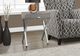 Monarch Specialties Inc. Dark Taupe 24"H Accent Table with Chrome Metal Legs-2