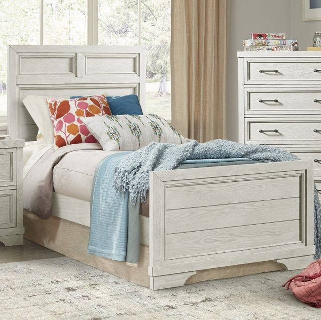 Westwood Design Foundry White Dove Youth Twin Panel Bed-2