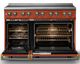Viking® 5 Series 48" Spiced Cider Pro Style Induction Range with Brushed Brass Trim-1