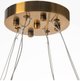 A & B Home Bronze/Clear Small Chandelier-4