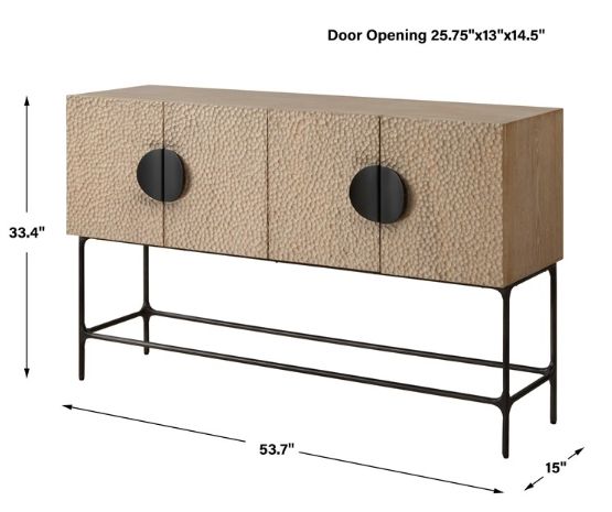 Uttermost® Lunar Brown Cabinet-2